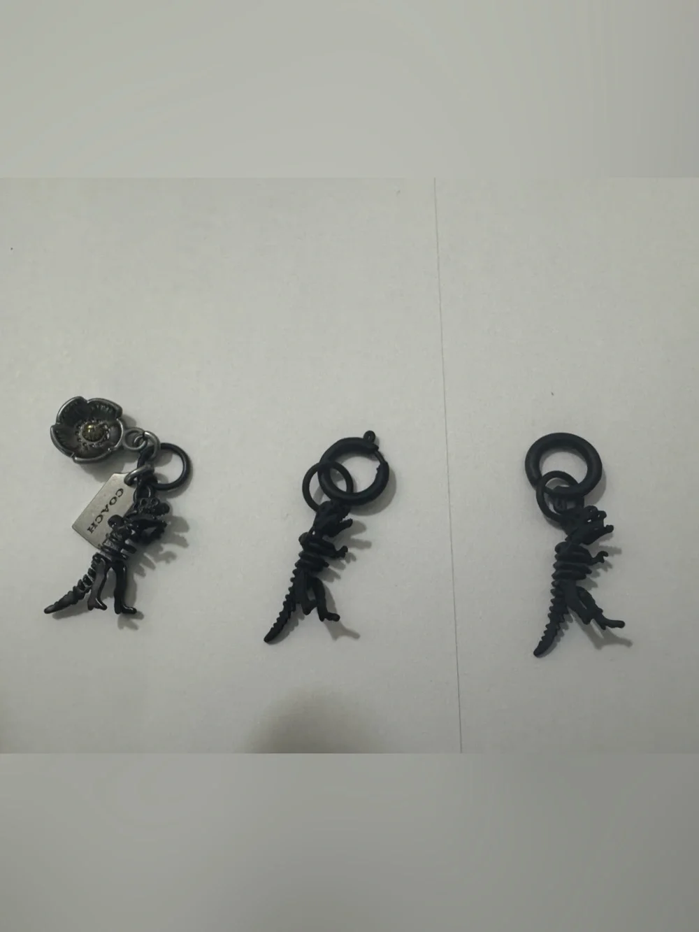 Coach Black Metal Charms - Picture 1 of 6